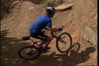 Handling switchbacks on a mountain bike
